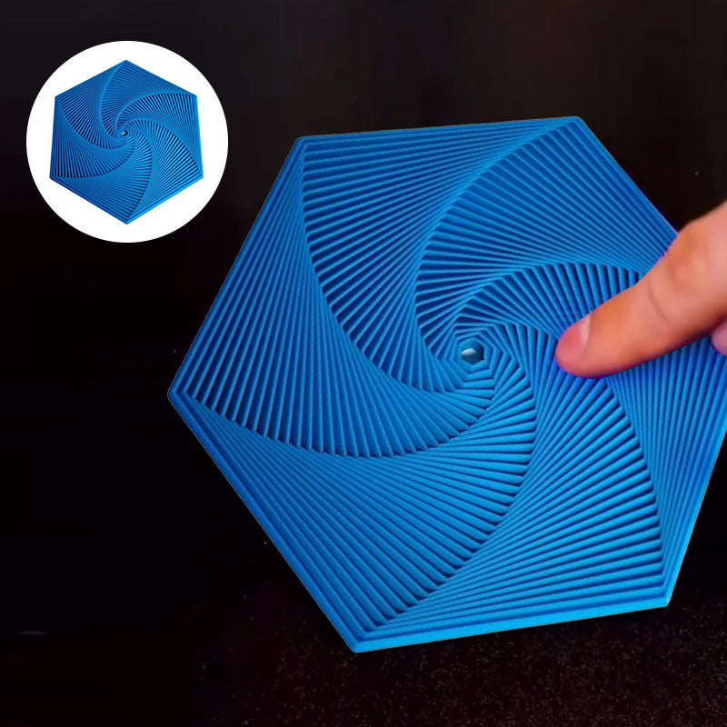 Zeshoekig Fidget Speelgoed met Fractale Patronen voor Ontspanning en Concentratie | Sansoti