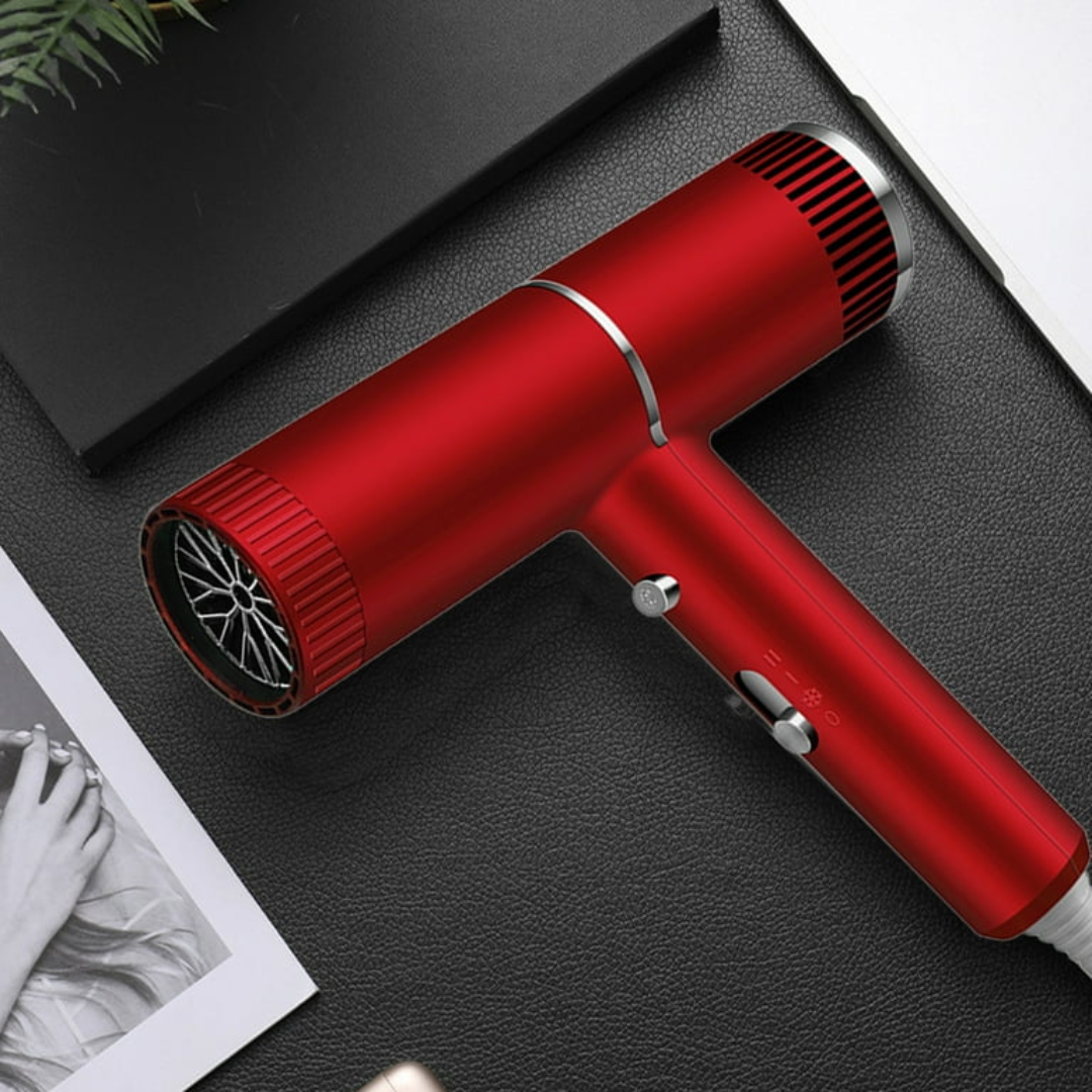Sèche-cheveux léger avec accessoires, technologie ionique et moteur puissant | Restfield