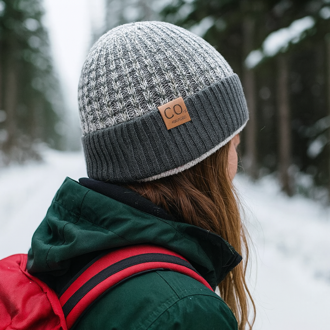 Wintermuts met Fleecevoering Unisex Gebreid Warm 54-60 cm Comfortabele Winteraccessoire Skiën Outdoor | Sansoti
