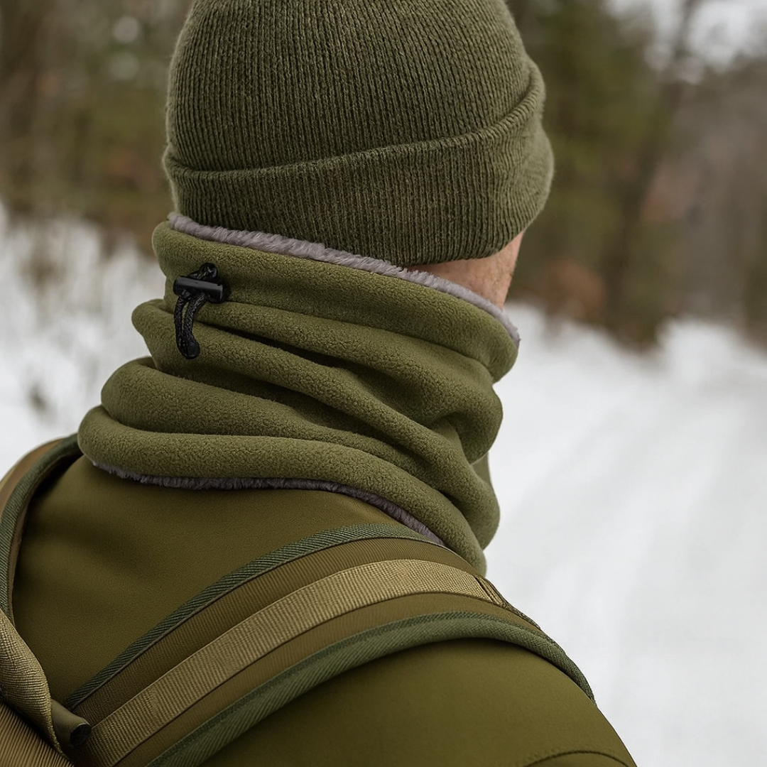 Fleece Nekwarmer met Verstelkoord - Multifunctioneel Winteraccessoire voor Outdoor Sport Wandelen Fietsen | Sansoti