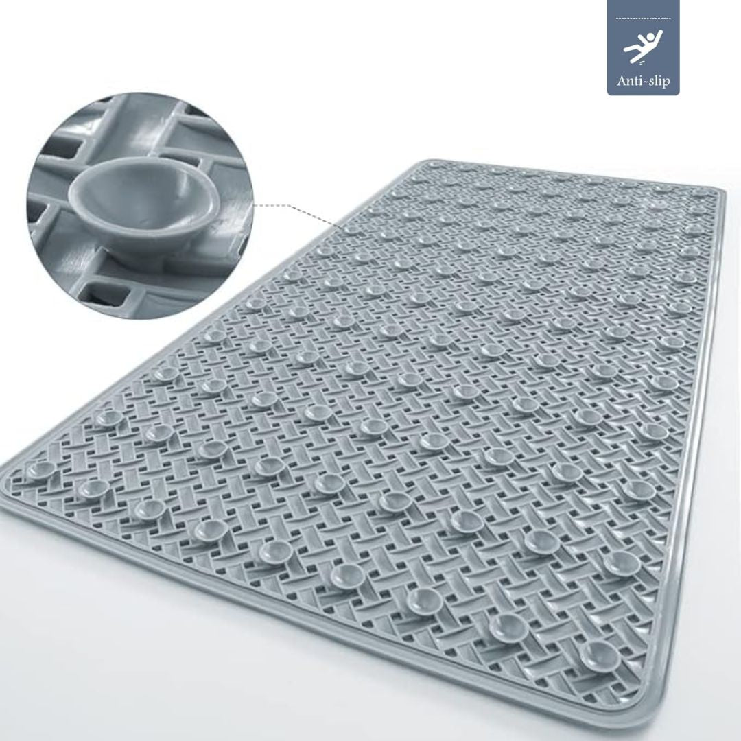 Antislip Badmat met Zuignappen voor Bad en Douche – Veilig, Gemakkelijk Schoon te Maken | Sansoti
