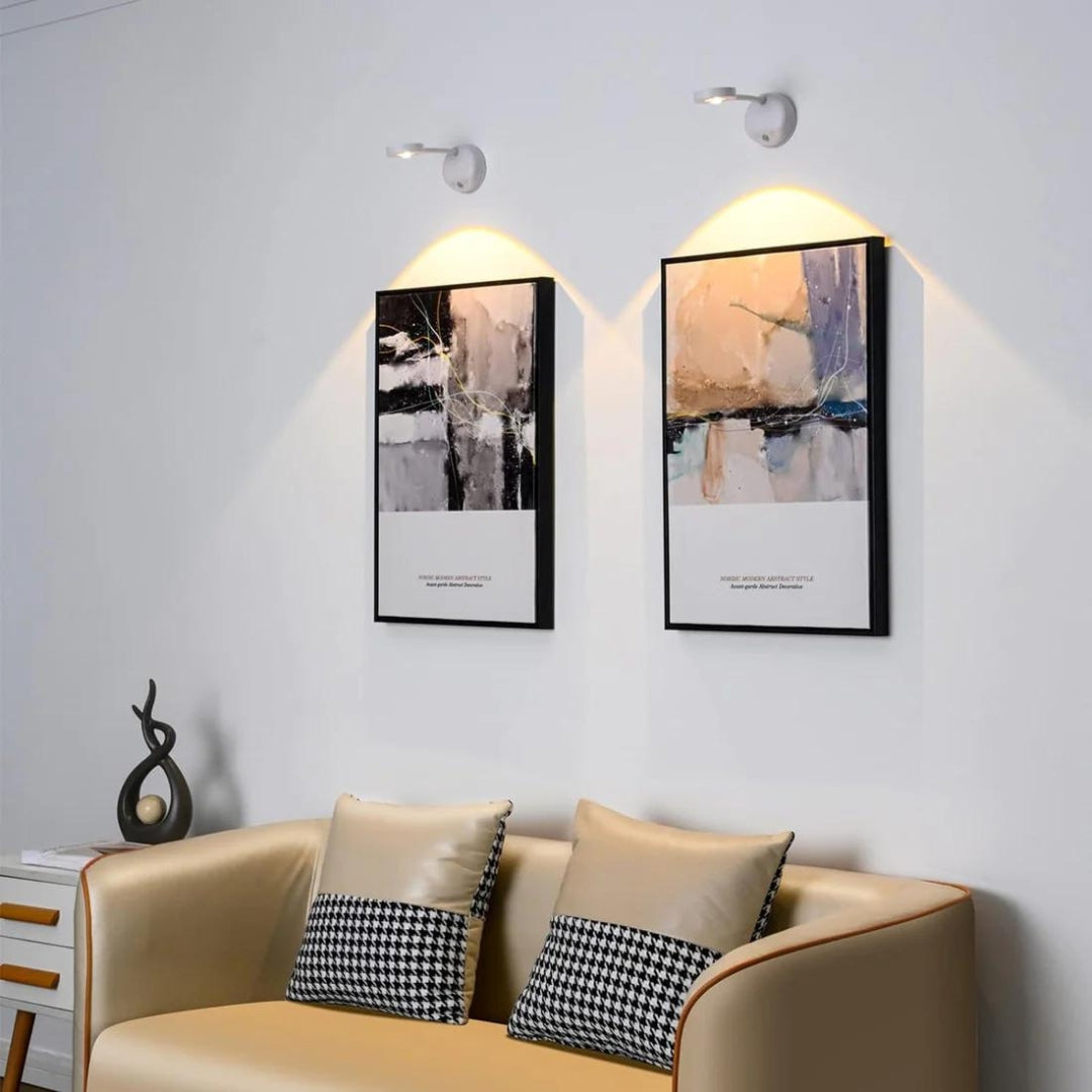 Draadloze LED Spotverlichting met Bewegingssensor 360° Verstelbaar Warm/Neutraal/Koel Wit Oplaadbaar USB-C | Sansoti
