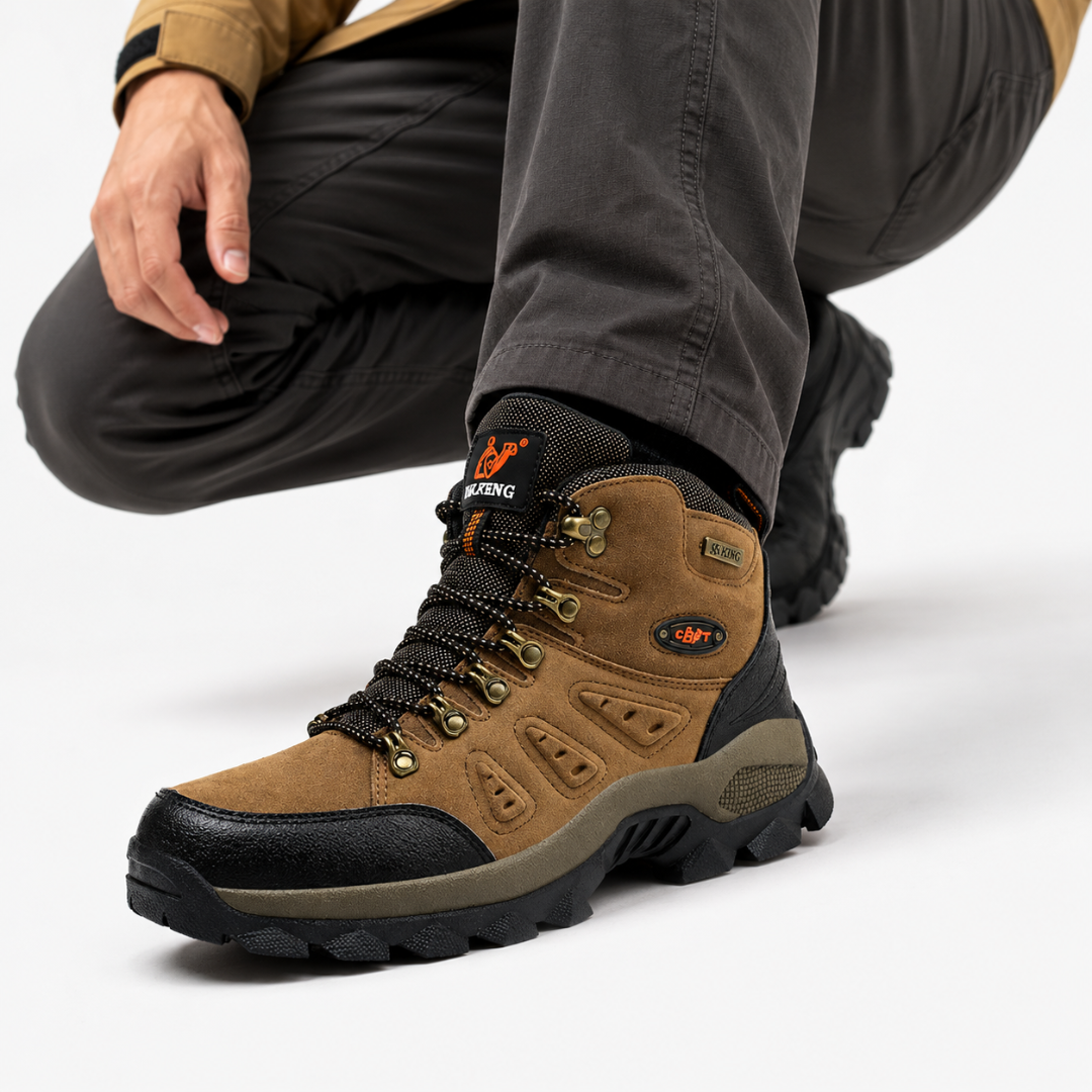 Chaussures de randonnée imperméables avec semelle orthopédique et profil antidérapant pour femmes et hommes, trekking en plein air | Sansoti