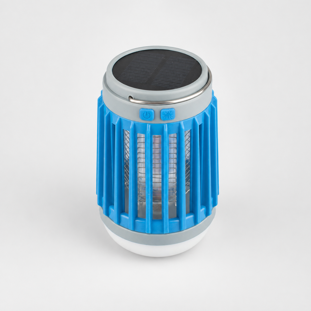 Solar Insectenlamp met UV-Licht en Campingverlichting voor Buiten Muggenbestrijding Tuin Terras Balkon | Sansoti