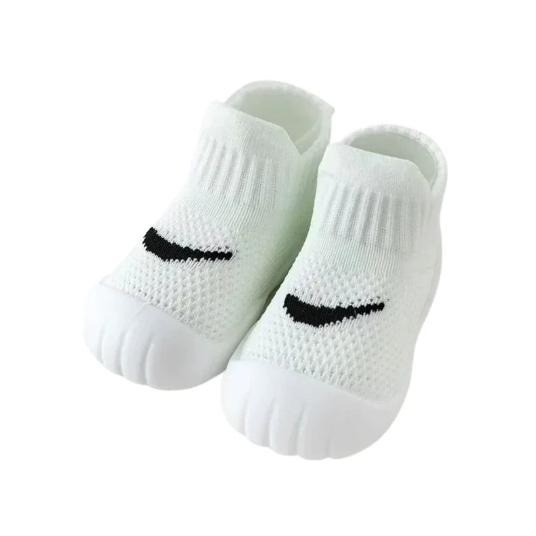 Soft Non-Slip Baby Booties, Flexible Sole, 0–4 Years, Indoor and Outdoor, Crawling Shoes, First Steps, Toddler | Sansoti