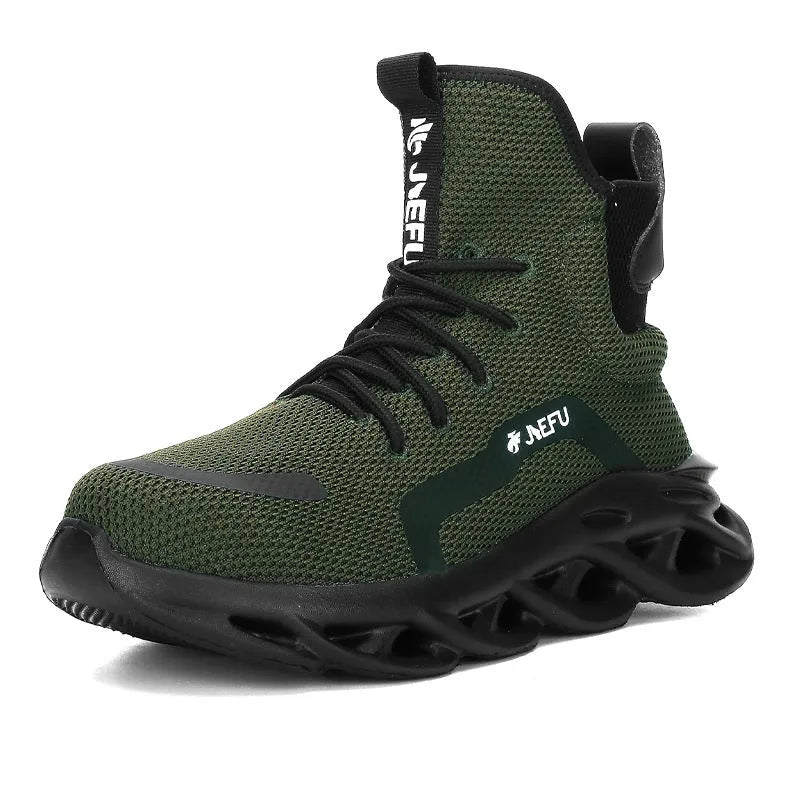 Chaussures de sécurité orthopédiques, embout en acier, semelle intermédiaire en Kevlar, travail, construction, industrie, légères, antidérapantes | Sansoti