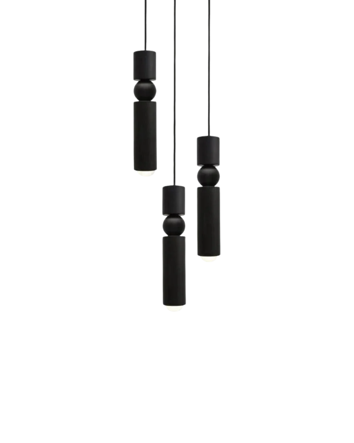 Sculptuurlamp Hanglamp met Vloeiende Vormen Zwart Goud Zilver 1-3-5 Lichtpunten Modern Design Eetkamer Woonkamer Slaapkamer Verlichting | Sansoti