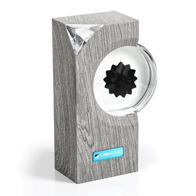 Ferrofluid Muziekvisualizer met LED-verlichting | Magnetische Vloeistof Kunstinstallatie | USB-aangedreven Sculptuur | Sansoti