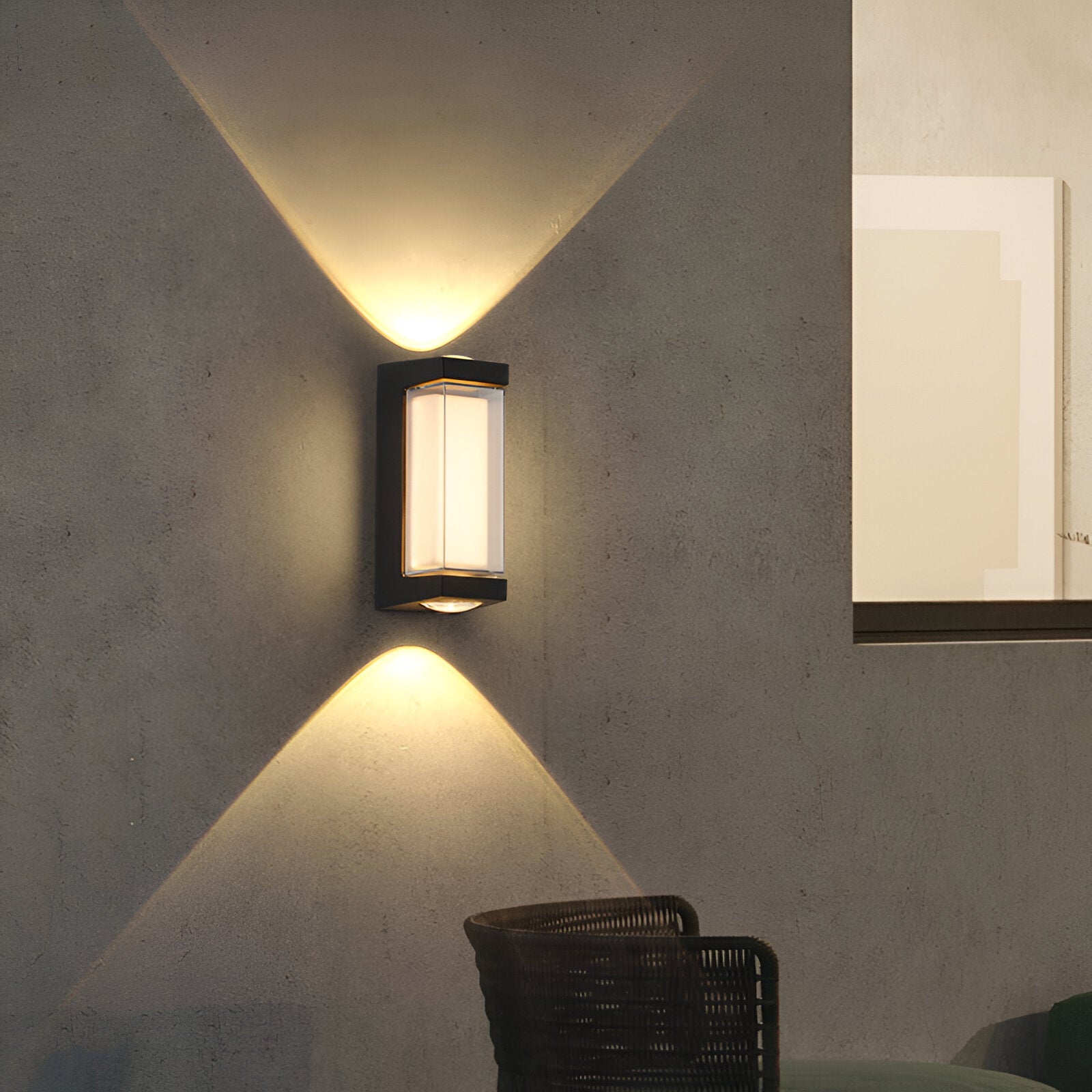 Außenleuchte Up Down LED IP65 Wasserdicht Schwarz Weiß Fassadenbeleuchtung 10W | Restfield