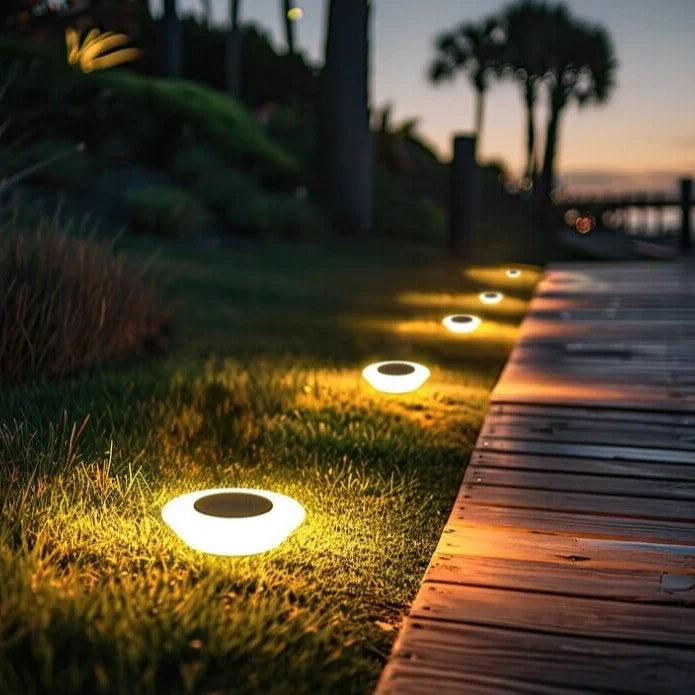 Solarlamp Grondspot Waterdicht IP65 Tuinverlichting Automatisch LED Buitenverlichting voor Tuin Terras Pad | Sansoti