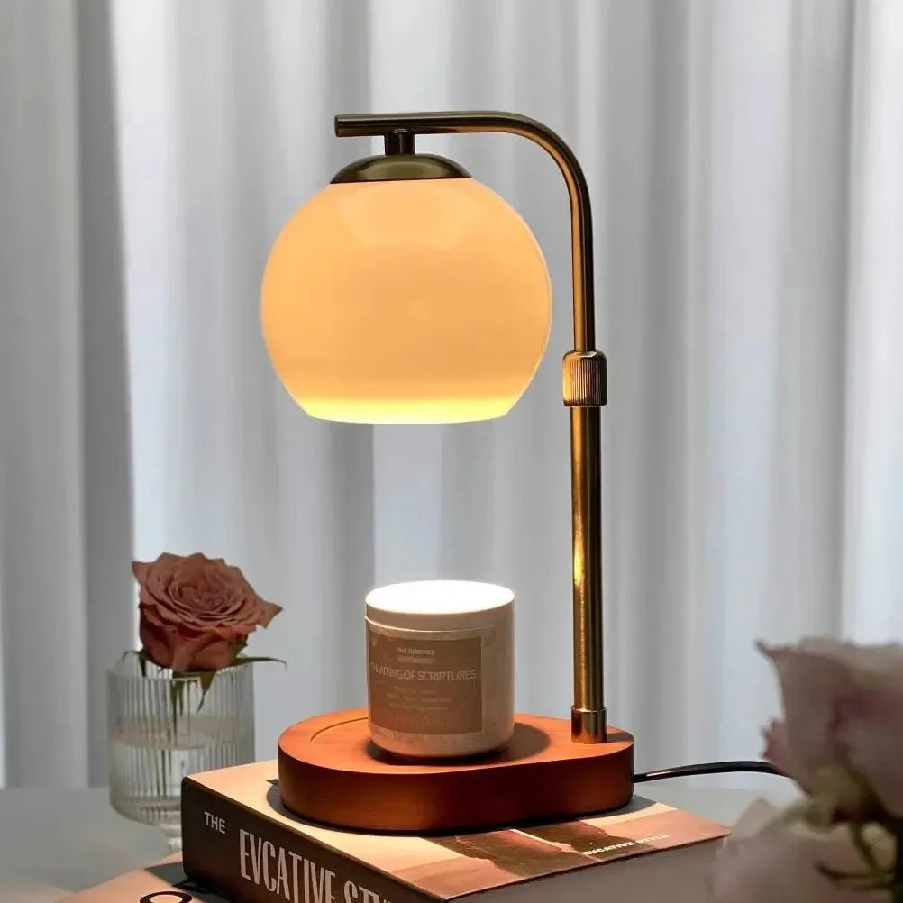 Kaarsverwarmer Lamp Tafellamp Zonder Vlam 33cm Modern Design | Sansoti