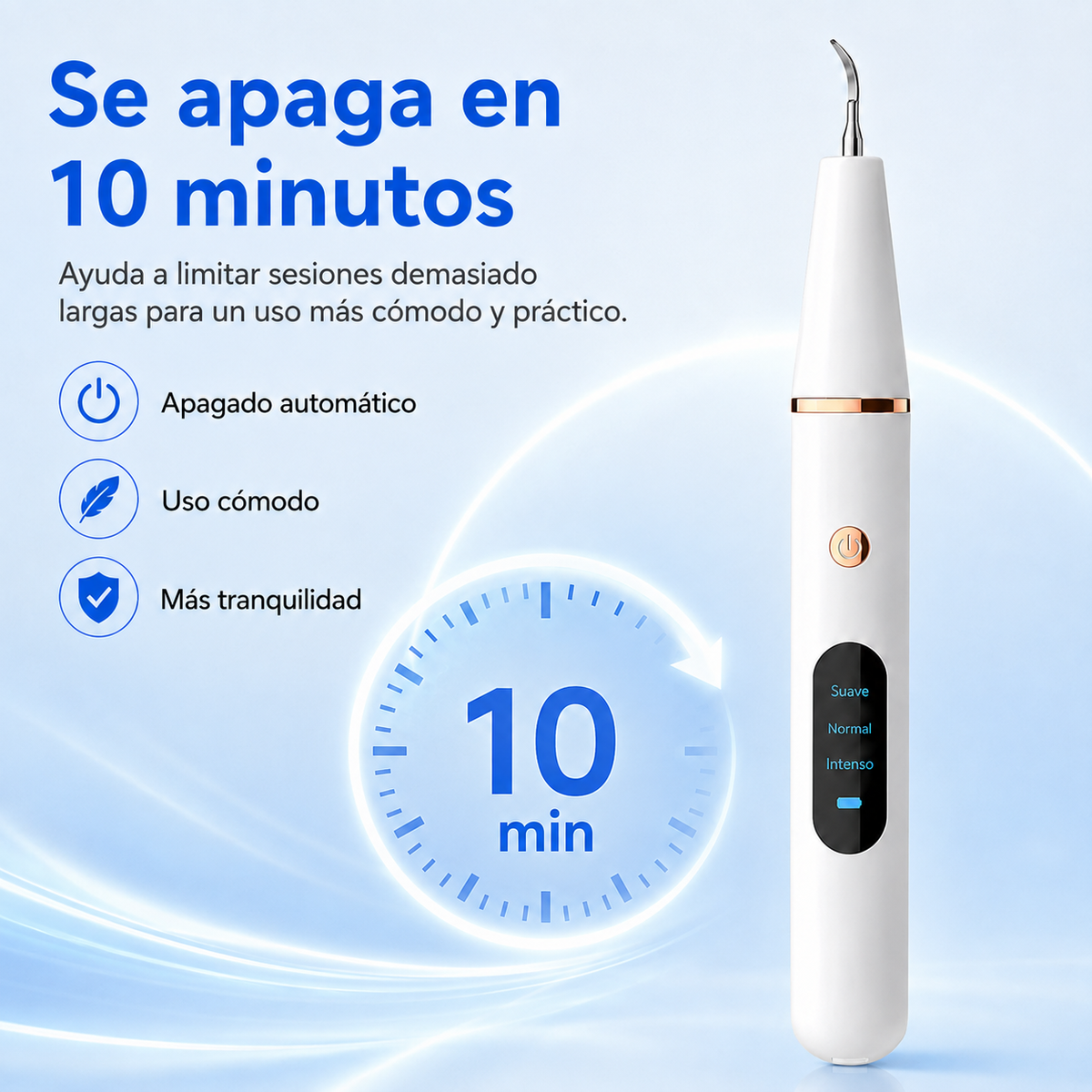 Ultrasonic Tartar Remover with 38kHz LED Light for Professional Dental Care and Clean Teeth at Home | Sansoti