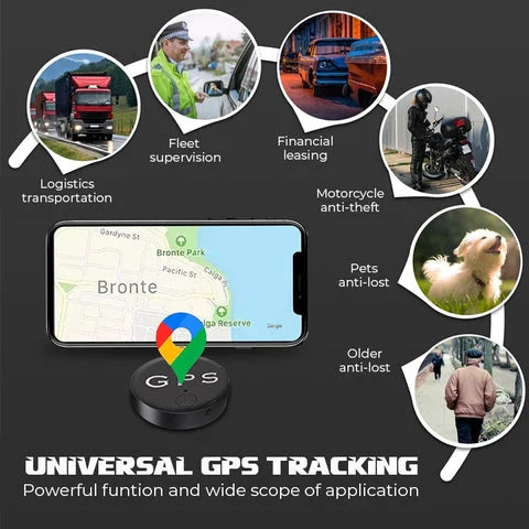 MicroMag Tracker - Mini Magnetische GPS Tracker - Realtime Locatie Volgen | Sansoti