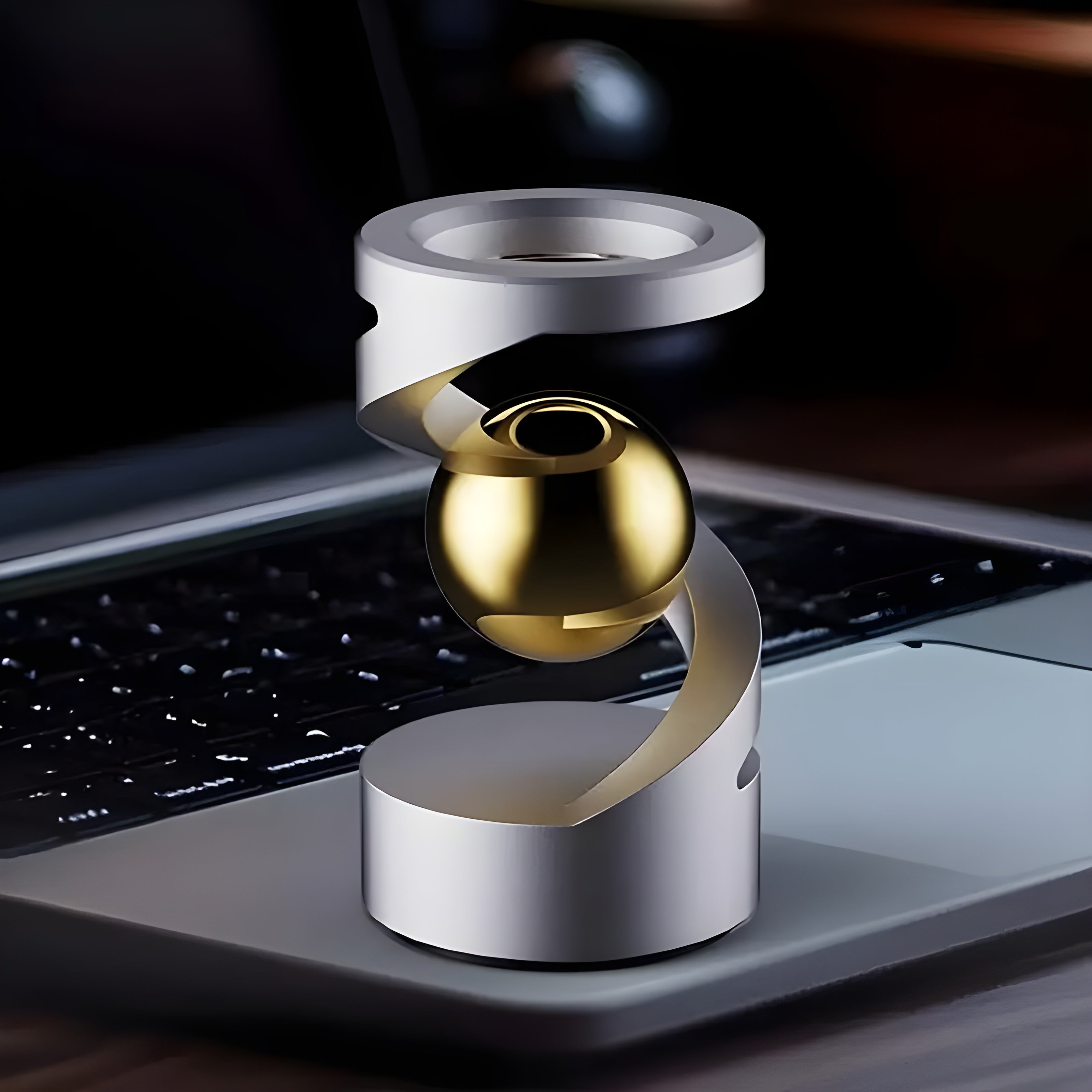 Gyroscope Métal Décoration Bureau Anti-stress Jouet Fidget Cadeau Salon Bureau Concentration Focus | Restfield