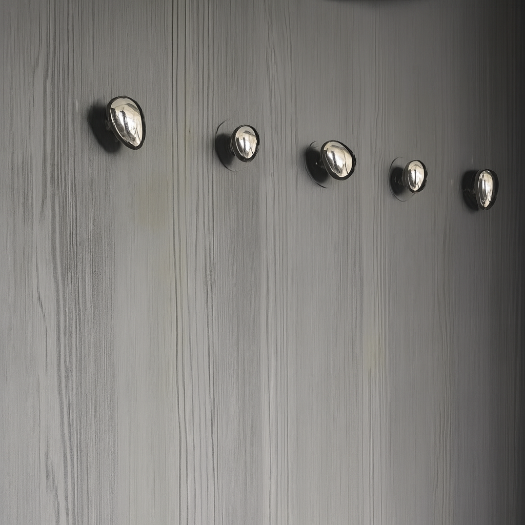 Patère murale goutte chrome céramique argent set de 2 hall salle de bain moderne | Restfield