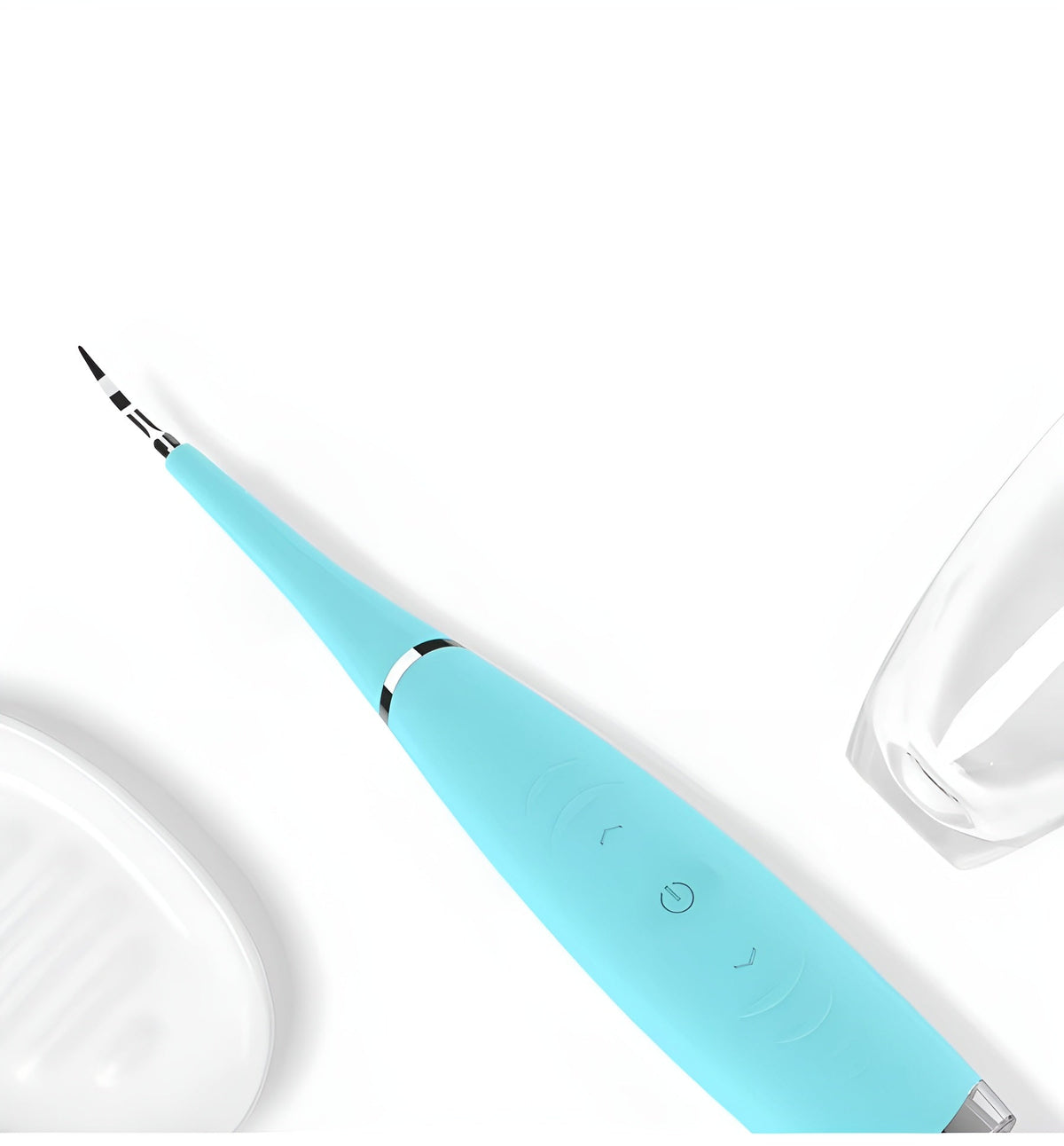 Ultrasonic Teeth Cleaner and Tartar Remover Rechargeable Stain Removal at Home Professional Oral Care | Sansoti
