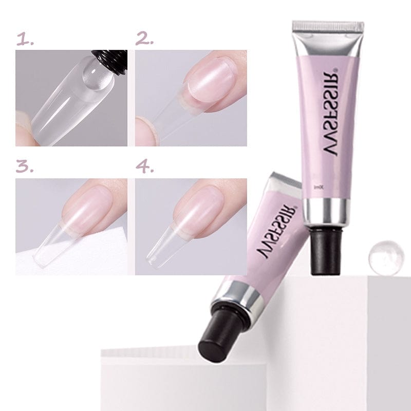 Kunstnagel-Starterset mit UV-Lampe und Entferner – komplettes professionelles Nagelkunst-Set für zu Hause | Sansoti