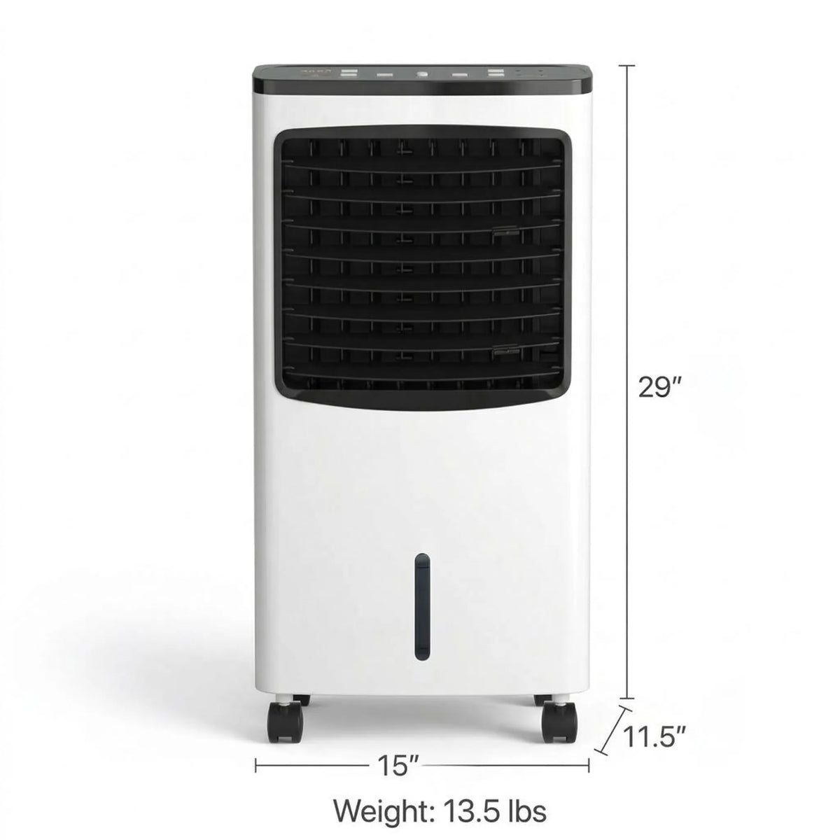Portable Evaporative Cooler with Remote Control & Ion Filter for a Cool, Fresh Indoor Climate at Home or in the Office | Sansoti