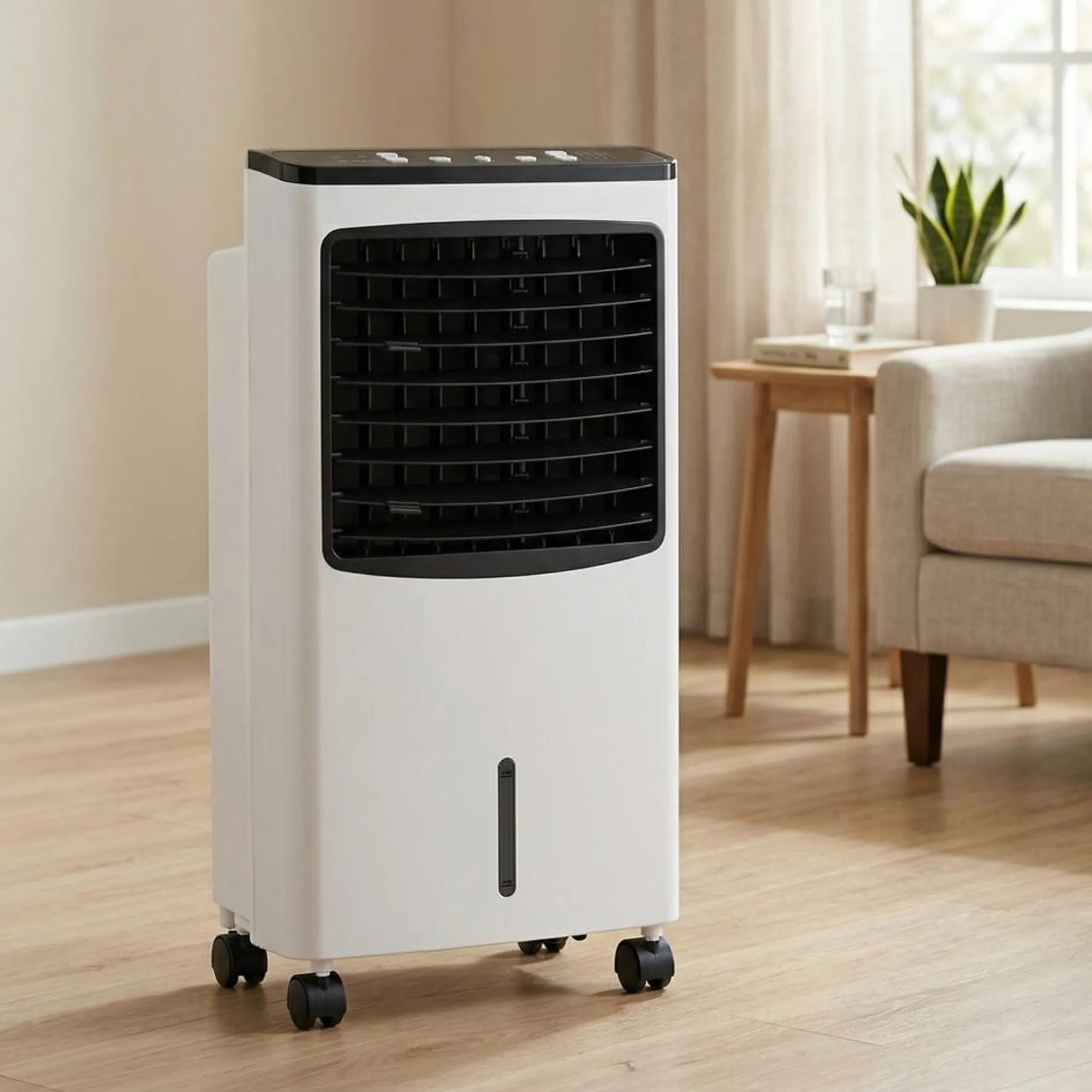 Portable Evaporative Cooler with Remote Control & Ion Filter for a Cool, Fresh Indoor Climate at Home or in the Office | Sansoti