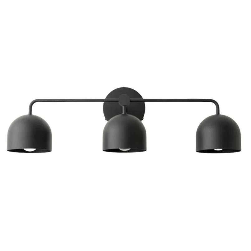 Koepelkapjes Wandlamp Modern Scandinavisch Metaal Zwart Messing 2-3 Lichtpunten Badkamer Hal Slaapkamer Sfeerverlichting | Sansoti