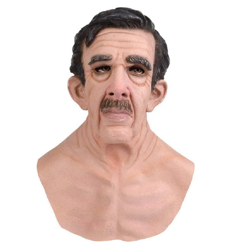 Realistic Latex Full Face Mask for Halloween Cosplay Parties Horror Costume Carnival Theater | Sansoti