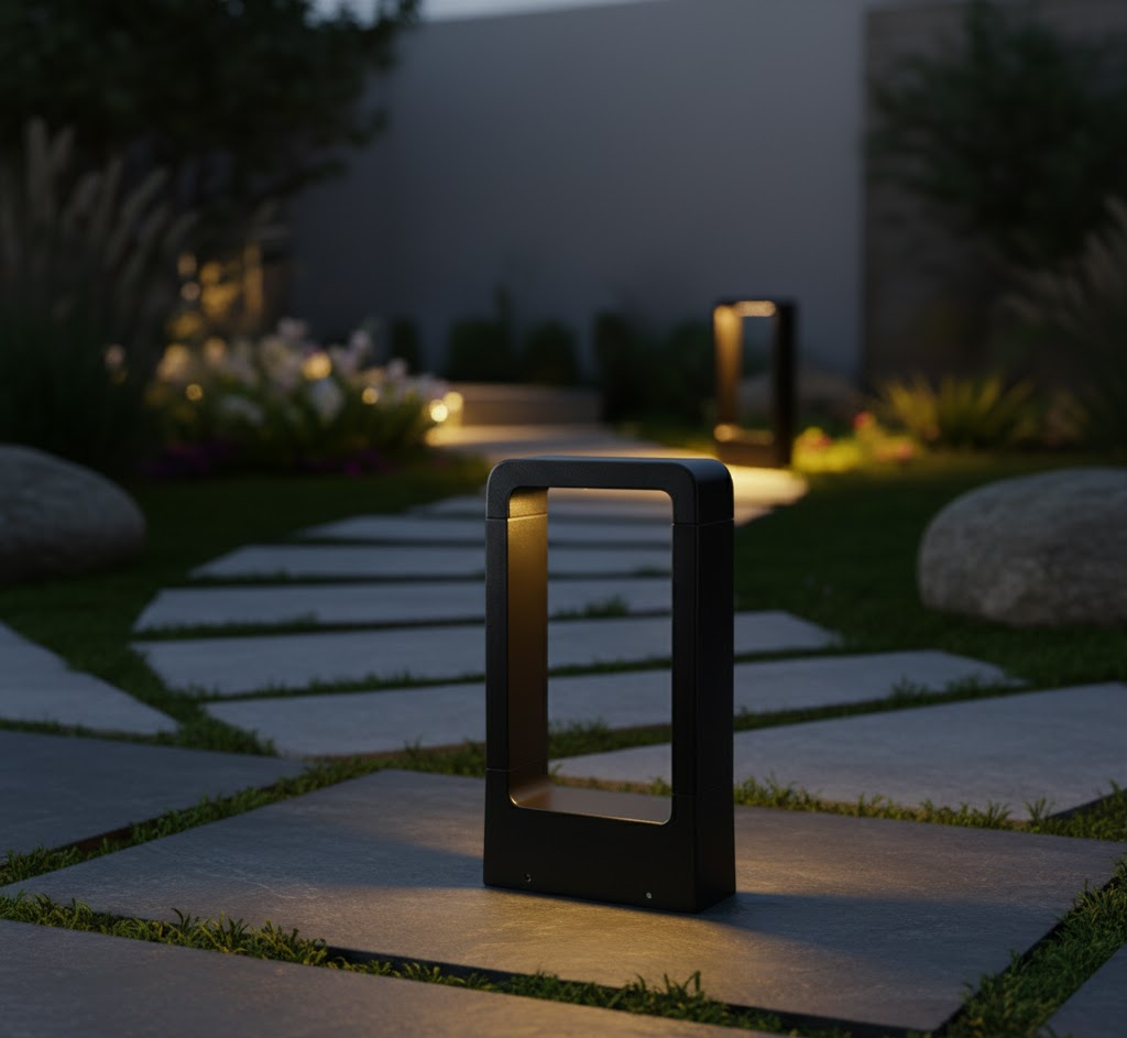 Staande tuinlamp LED aluminium waterdicht moderne buitenverlichting voor pad terras oprit tuin 30-100cm | Sansoti