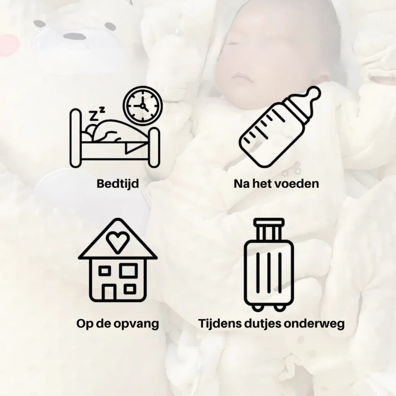 Restfield | Kuscheltier mit sanfter Klopfbewegung für Babys – beruhigend und sicher