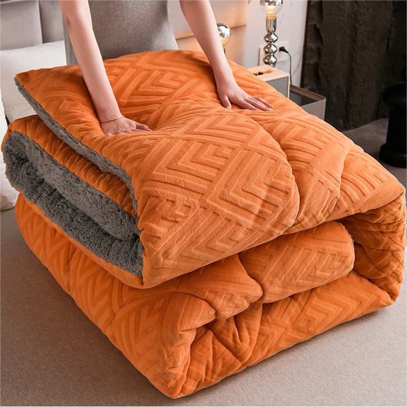 Dikke Sherpa Winterdeken met Quiltkern – Extra Warm, Zacht & Fluffy | Sansoti