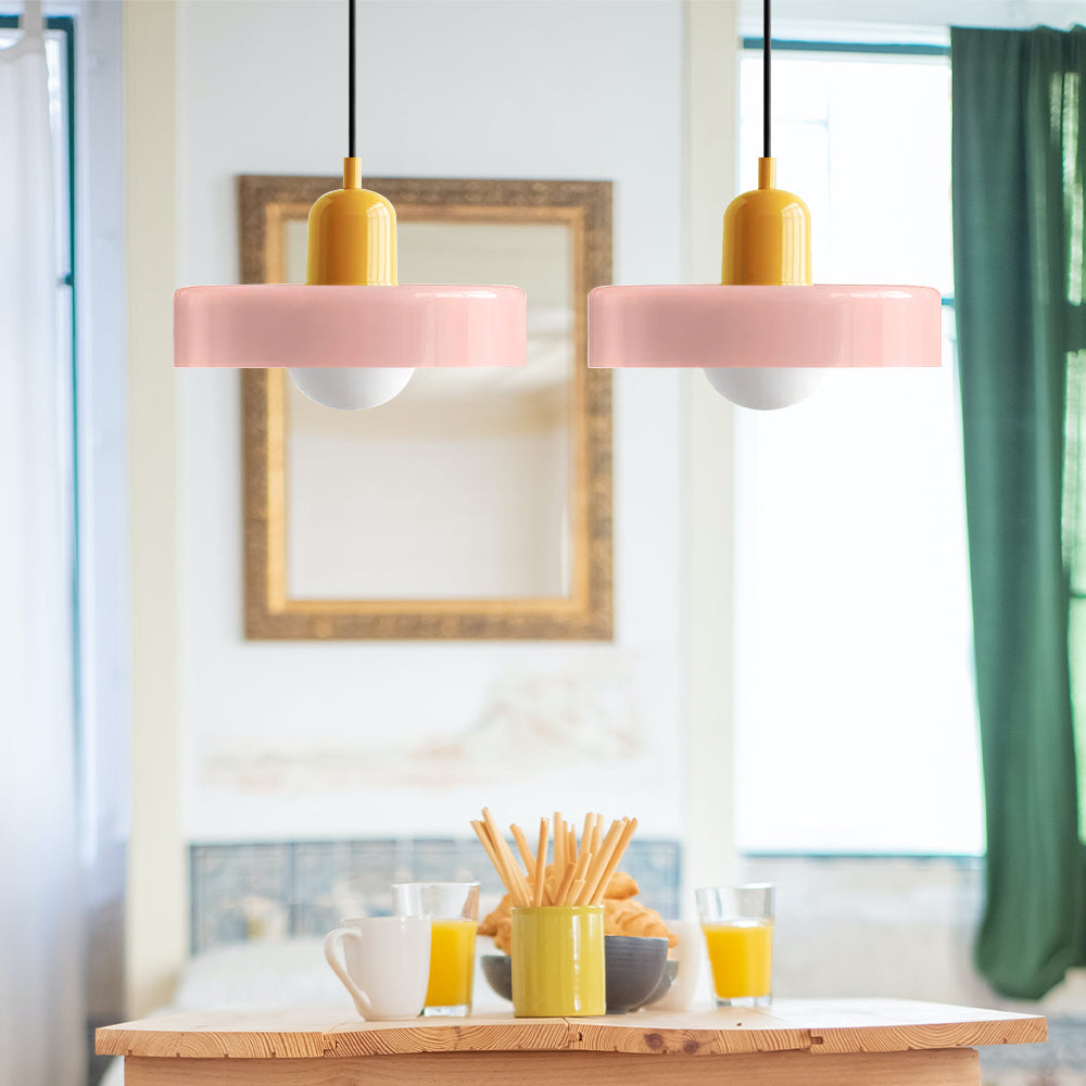 Luccon Doppelte Hängeleuchte Glas G9 35 cm Modern Esstisch Wohnzimmer Design Beleuchtung | Restfield
