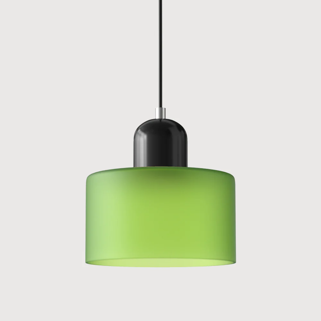 Sansoti | Lismeno Retro Hanglamp – Glazen Hanglamp met Warm Licht voor Eettafel, Keuken & Woonkamer