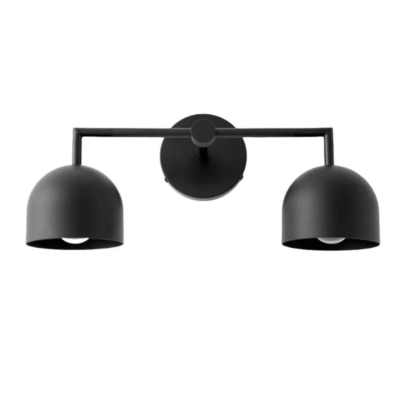 Koepelkapjes Wandlamp Modern Scandinavisch Metaal Zwart Messing 2-3 Lichtpunten Badkamer Hal Slaapkamer Sfeerverlichting | Sansoti