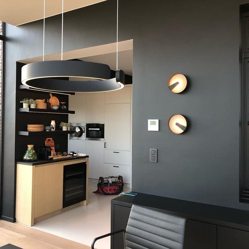 Runde LED-Hängeleuchte Verschiedene Größen Esstisch Wohnzimmer Design Ringlampe Modern | Restfield