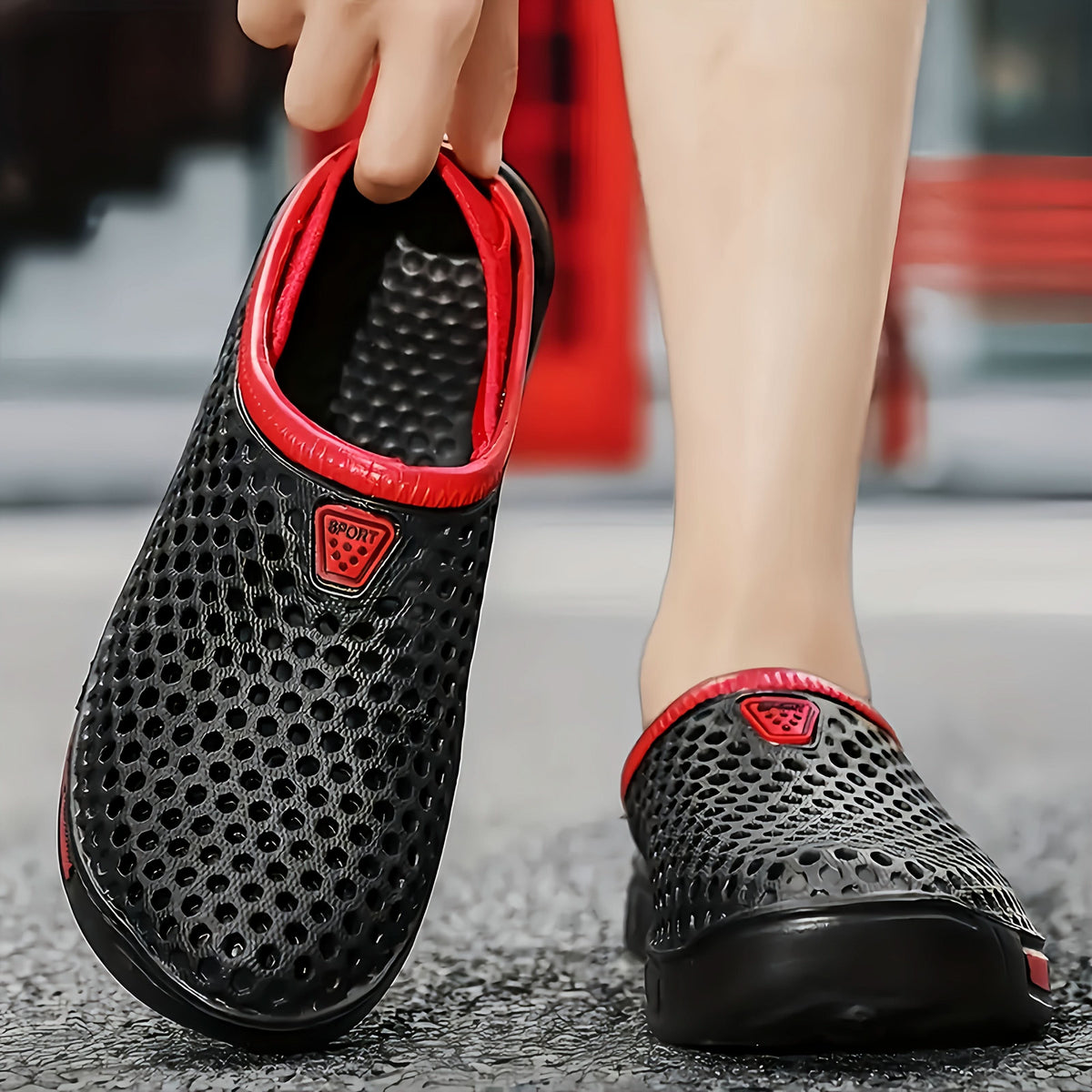 Outdoor-Sandalen für Herren, wasserdicht, zum Wandern, für den Strand und Trekking, atmungsaktiv, sportliche Sommer-Sandalen, bequem und rutschfest | Sansoti