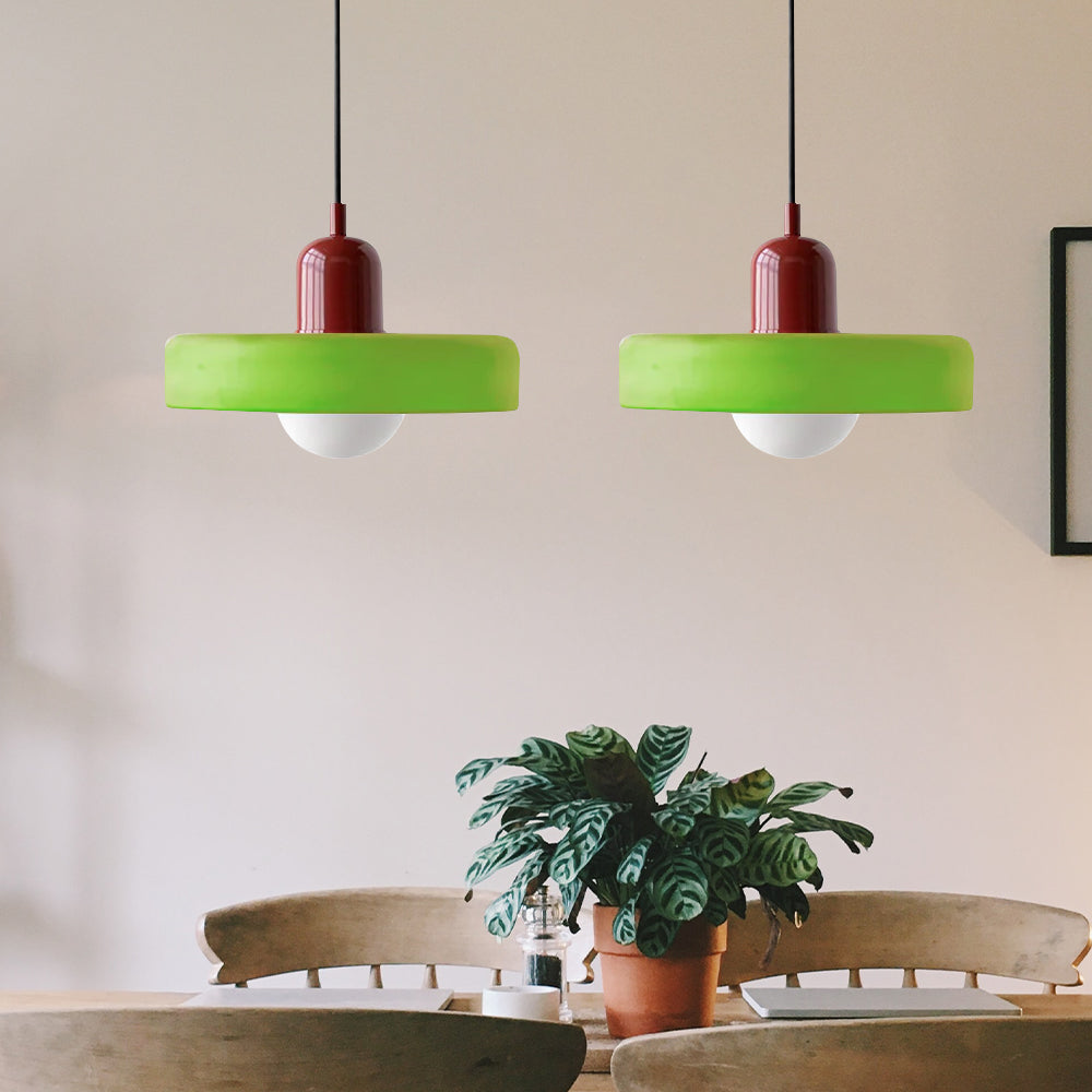 Luccon Doppelte Hängeleuchte Glas G9 35 cm Modern Esstisch Wohnzimmer Design Beleuchtung | Restfield