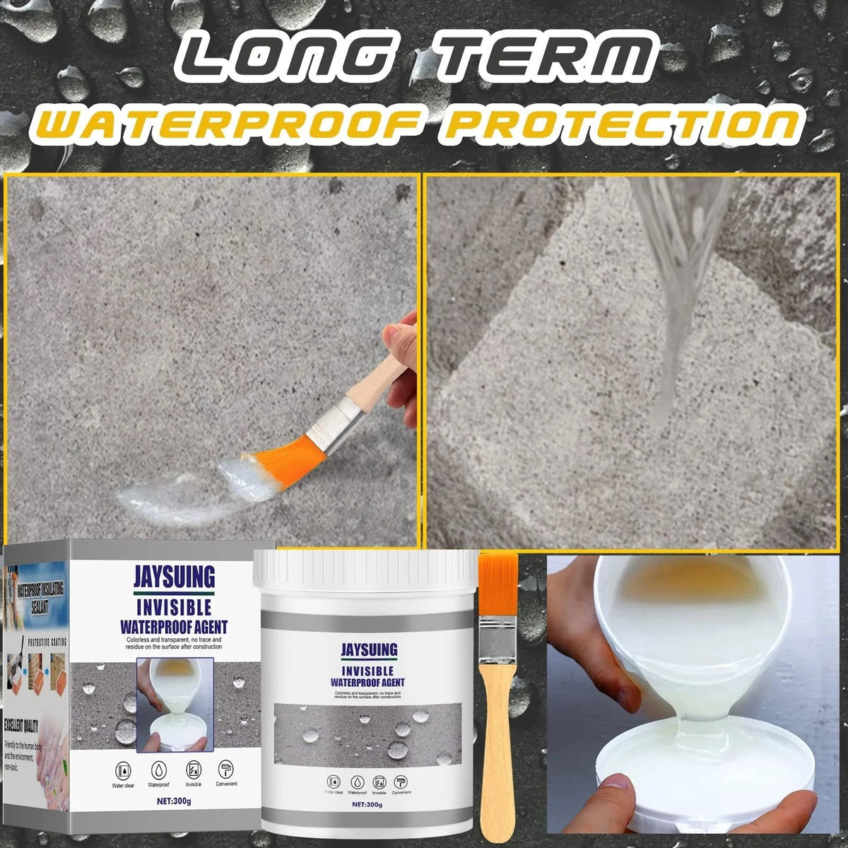 Transparent Sealant 30g Waterproof for Repairing Cracks Joints Roofs Bathrooms Windows Pipes Indoor Outdoor | Sansoti