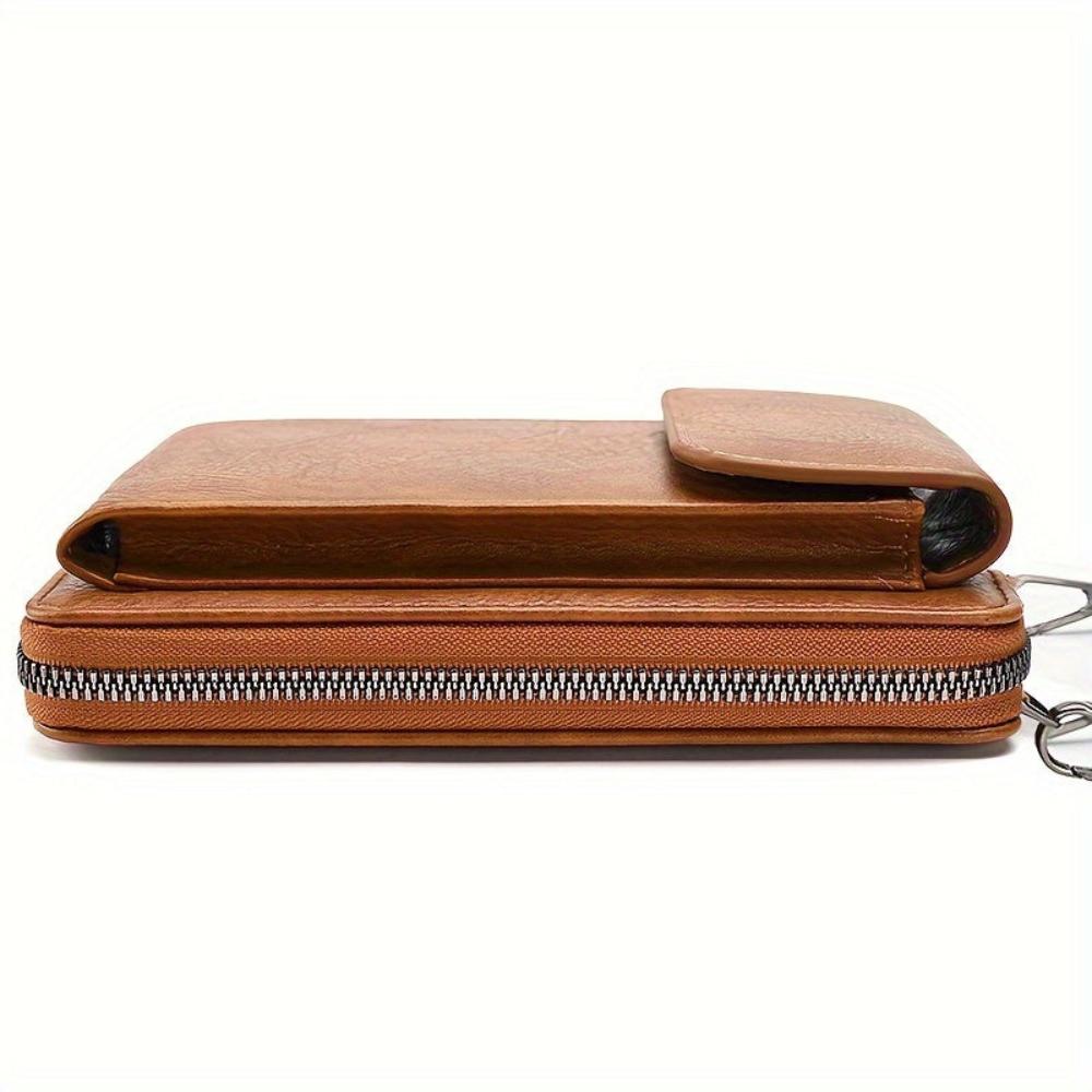 Compacte Leren Schoudertas Dames Crossbody Minimalistische Handtas Verstelbare Draagband Dagelijks Gebruik | Sansoti