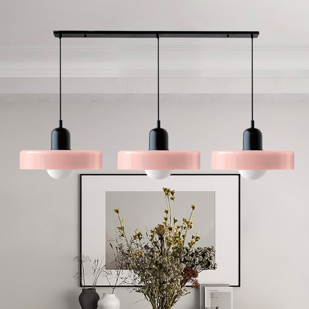 Luccon Triple Hanglamp Glas G9 Retro Kleuren Eettafel Woonkamer Design Verlichting Meerlamp | Sansoti