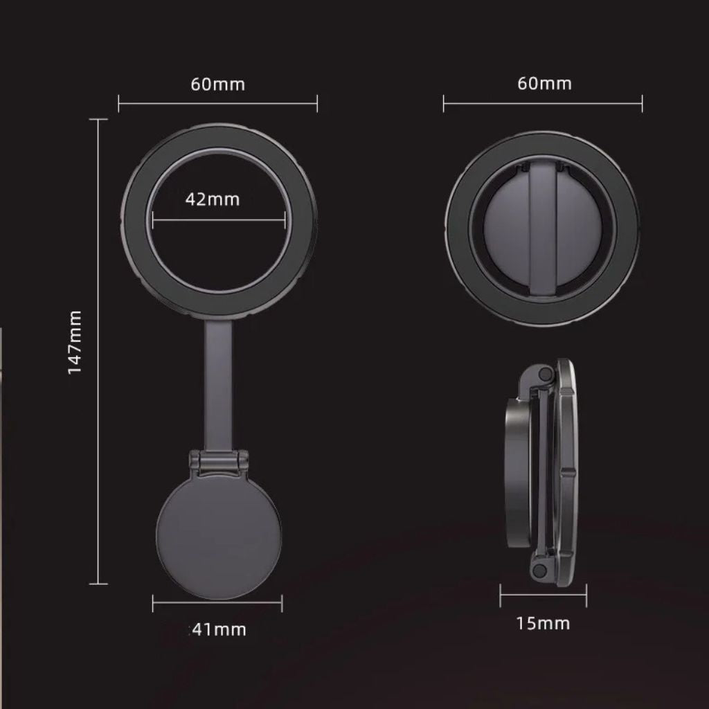 Magnetische Telefoonhouder Auto 360° Draaibaar Verstelbaar Dashboard Ventilatierooster Universele Smartphone Houder | Sansoti