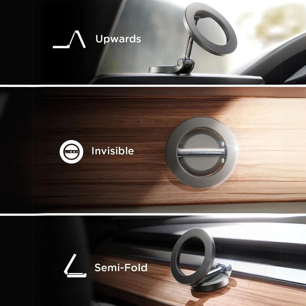 Magnetische Telefoonhouder Auto 360° Draaibaar Verstelbaar Dashboard Ventilatierooster Universele Smartphone Houder | Sansoti