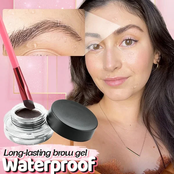 Eyebrow Brush with 4D Hair-Stroke Effect for Powder, Gel, and Pomade, Microblading Look, Natural Eyebrows | Sansoti