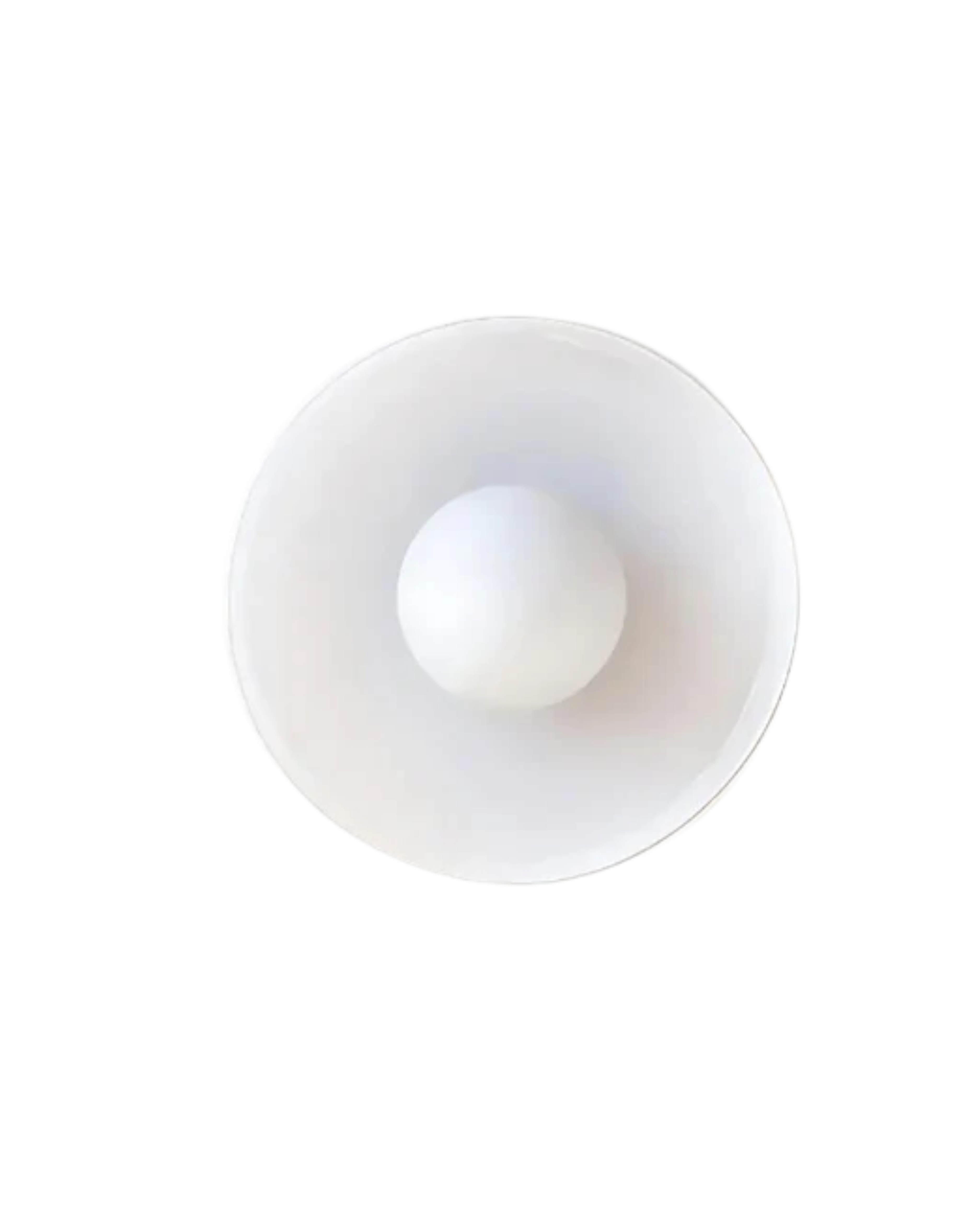 Moderne runde Deckenleuchte aus Glas und Eisen – minimalistische Designlampe für Wohn- und Schlafzimmer mit warmer Lichtfarbe | Restfield