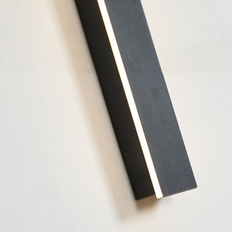 Außenlampe Wandleuchte LED Schwarz Aluminium IP65 30-200cm Modern | Restfield