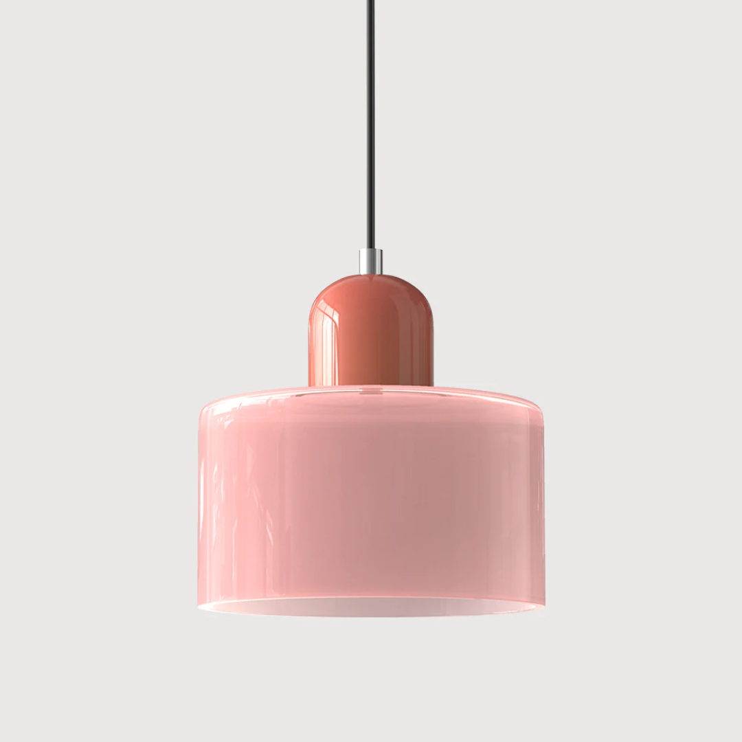 Sansoti | Lismeno Retro Hanglamp – Glazen Hanglamp met Warm Licht voor Eettafel, Keuken & Woonkamer