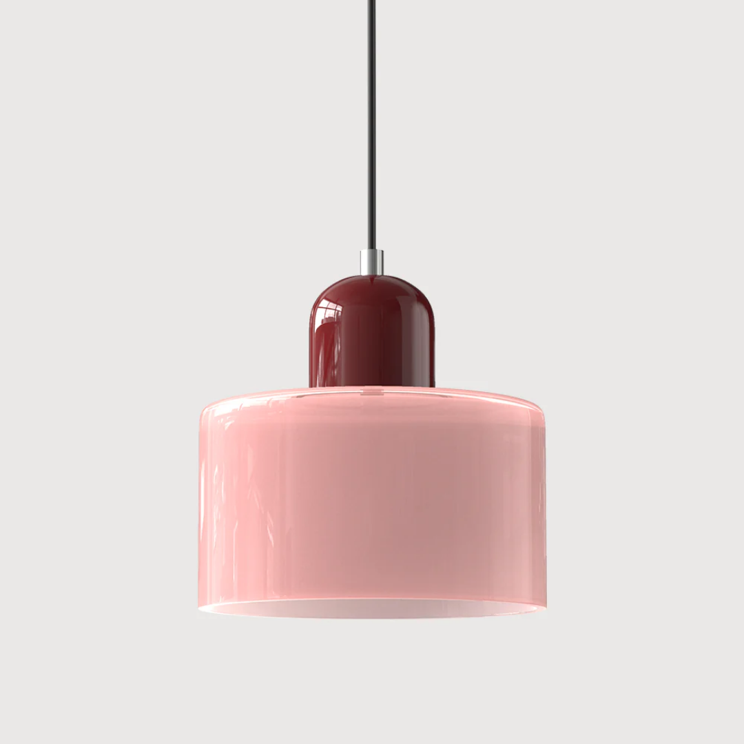 Sansoti | Lismeno Retro Hanglamp – Glazen Hanglamp met Warm Licht voor Eettafel, Keuken & Woonkamer