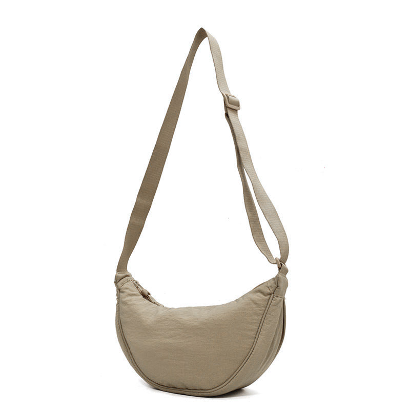 Halve Maan Schoudertas Kunstleer Elegante Damestas Crossbody Handtas Mode Accessoire Casual Dagelijks Gebruik | Sansoti