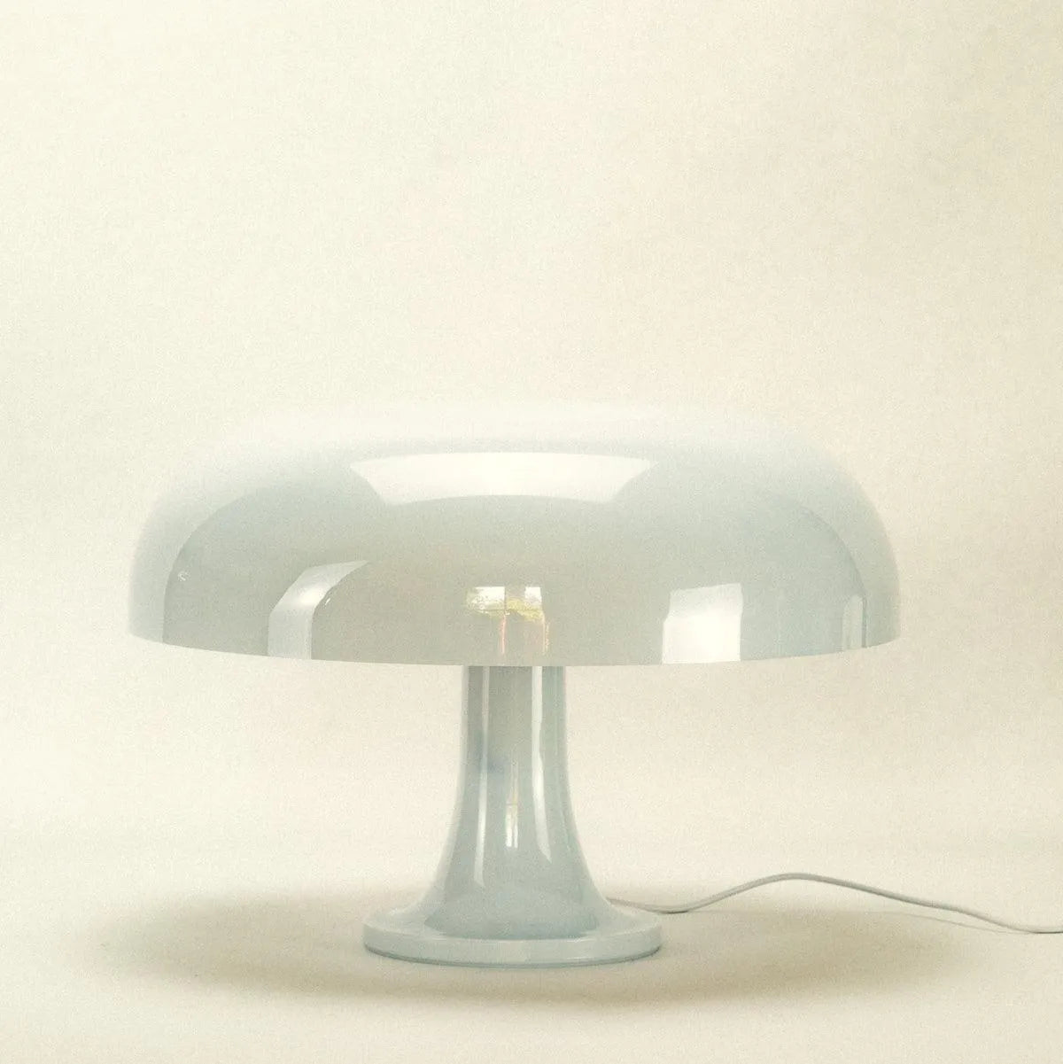 Lampe de table Acrylique Champignon Design Blanc 32cm Lampe de chevet Chambre Éclairage d'ambiance | Restfield