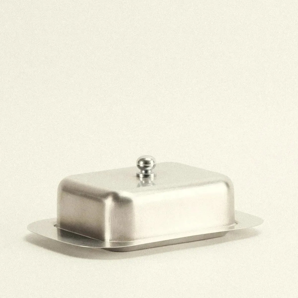 Butterdose Edelstahl Klassisch Vintage 19cm Geschwungene Form Küche Tischdekoration | Restfield