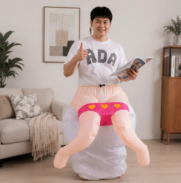 Inflatable Party Costume for Adults - Funny Theme Party Outfit for Halloween Carnival Party Costume | Sansoti