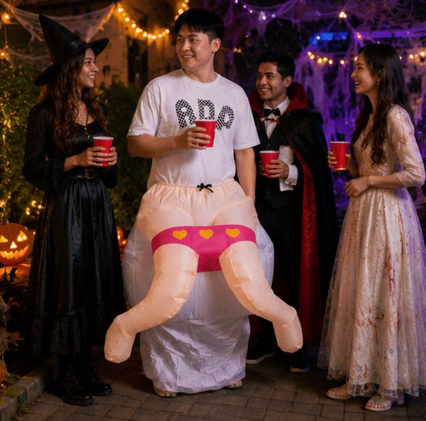 Inflatable Party Costume for Adults - Funny Theme Party Outfit for Halloween Carnival Party Costume | Sansoti