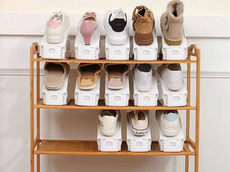 Schoenenrek – Ruimtebesparend Organizer voor Alle Schoentypes – Verstelbaar en Antislip | Sansoti